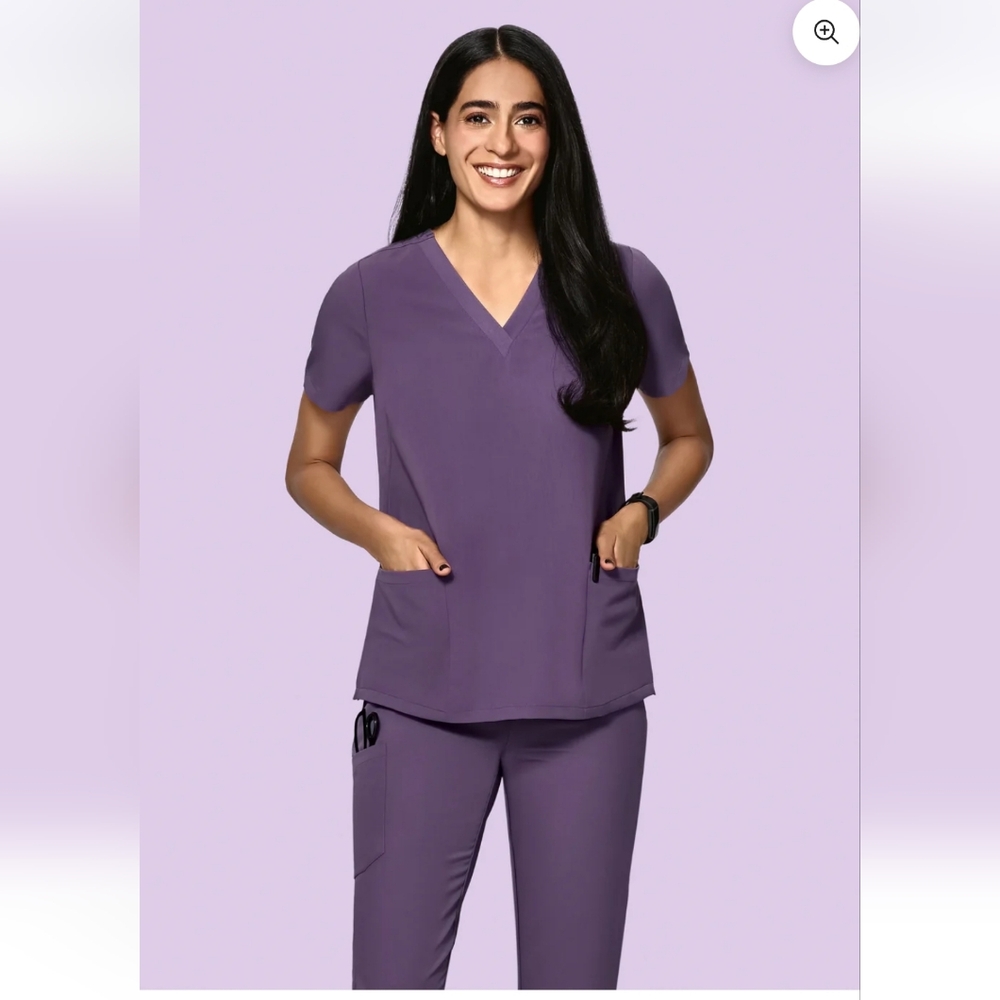 XS Mandala Dewberry/Purple Scrub Set